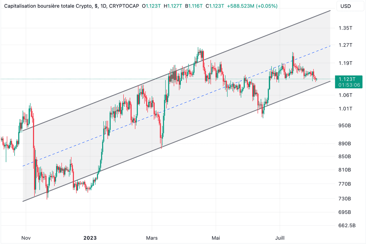 The crypto market YTD rallye is showing signs of weakness.